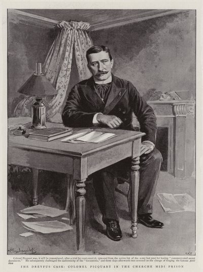 قضية دريفوس ، العقيد بيكوارت في سجن شيرشي ميدي بواسطة جريبيدوف